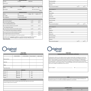 Employment Application